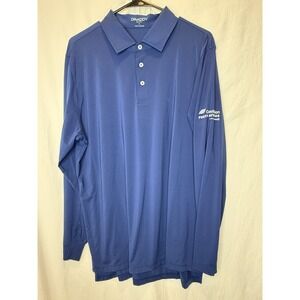 Draddy Sport‎ Blue Large Longsleeve Golf Polo Constellation Furyk & Friends